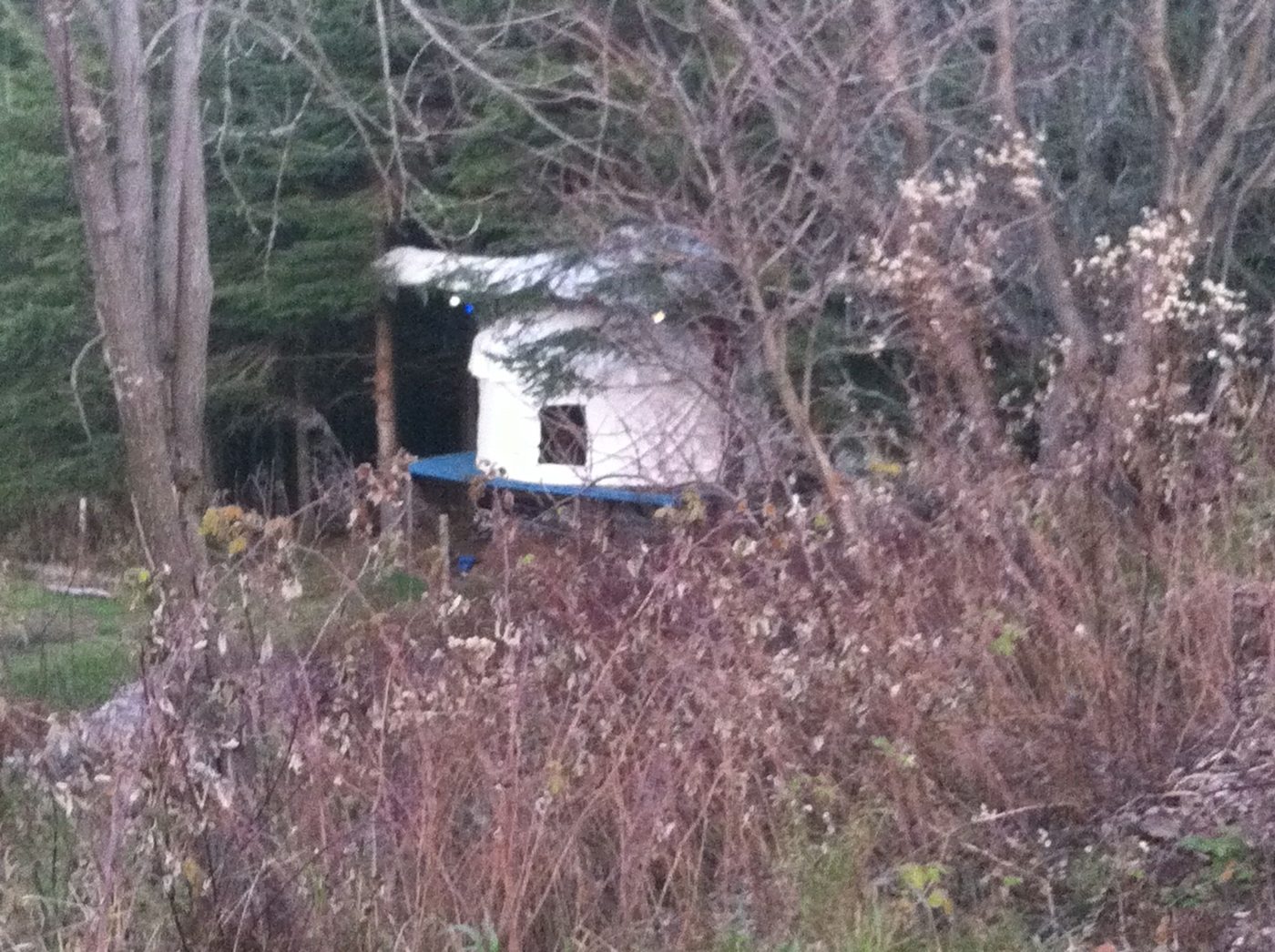 La yourte en novembre 2011.