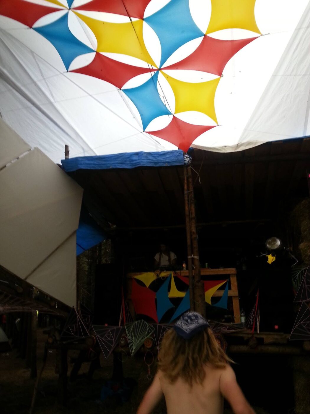 La cabine du Neverland et sa déco, en plein après-midi.